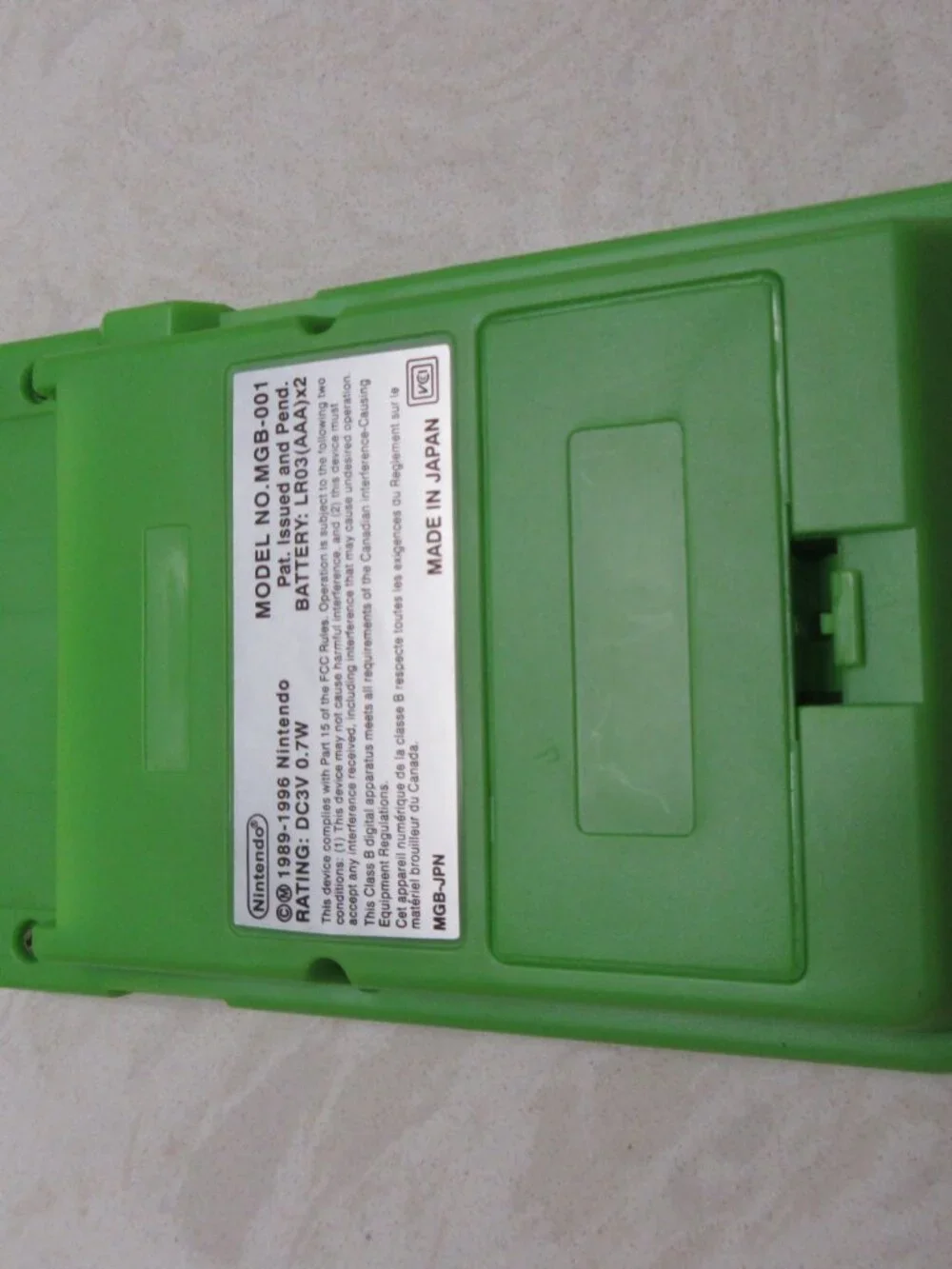 Refurbished to Like New Gameboy Pocket Green with Audio Amplifier
